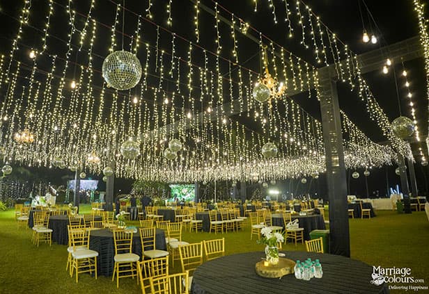 Sangeet night DJ and lights